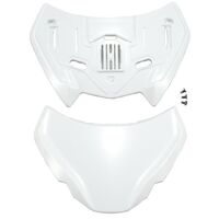 Shoei GT-Air II Upper Air Intake - White/White