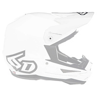 6D 'ATB-1' Replacement Peak - "Solid" Matte White