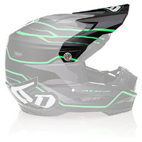 6D 'ATR-2' Replacement Peak - "Phase" Black Green