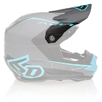 6D 'ATR-1' Replacement Peak - "Stealth" Cyan