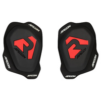 Argon Knee Slider for Pursuit/Evade Race Suit - Black/Neon Red