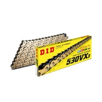 DID #530 VX3 Pro X-Ring 118L ZJ - Rivet GOLD