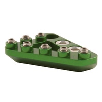 Green Standard Aluminium Rear Brake Pedal Tip