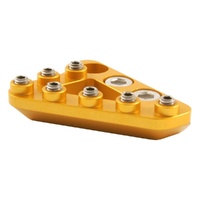 Gold Standard Aluminium Rear Brake Pedal Tip