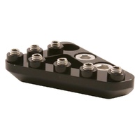 Black Standard Aluminium Rear Brake Pedal Tip