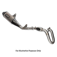 HGS Kawasaki Complete Stainless Steel Carbon Exhaust System KX 250 F 2025