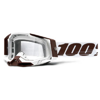 100% 'Racecraft 2' MX Goggles - Snowbird (Clear Lens)