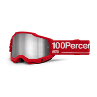 100% 'Accuri 2' MX Goggles - Wolg (Mirror Silver Lens)