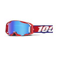 100% 'ARmatic' MX Goggles - Best (Mirror Blue Lens)
