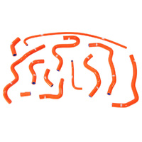 Samco Sport Harley Davidson Orange Radiator Hose Kit 1690 ELECTRA GLIDE TWIN COOLED FLHTCUTC 2014-2016 (HAR-2)