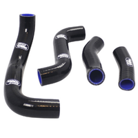 Samco Sport Kawasaki Black Radiator Hose Kit Z H2 2022-2025 (KAW-102)