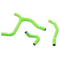 Samco Sport Kawasaki KX 250 F 2025-2026 Green Off Road Radiator Hose Kit (KAW-105)
