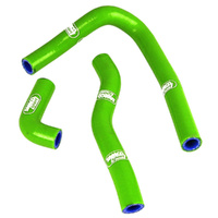 Samco Sport Kawasaki KX 65 2000-2026 Green Off Road Radiator Hose Kit (KAW-62)