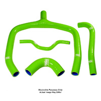 Samco Sport Kawasaki Green Radiator Hose Kit ZX 14 R 2006-2025 (KAW-72)
