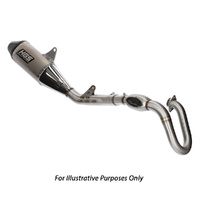HGS Gas Gas Complete Stainless Steel Carbon Exhaust System MC 250 F 2021-2023 (XF-219-CCG)