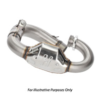 HGS Fantic Stainless Mid Pipe XEF 450 2021-2023