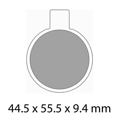 Ferodo FDB88P Disc Pad Set (2 pc) - Platinum Carbon Grip - Non-Sint.
