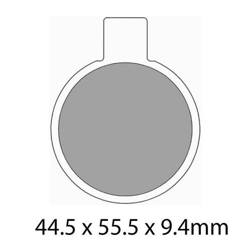 FERODO Disc Pad Set - FDB88 P Platinum Non Sintered Compound