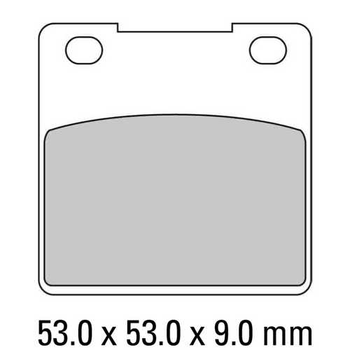 FERODO Disc Pad Set - FDB338 P Platinum Non Sintered Compound