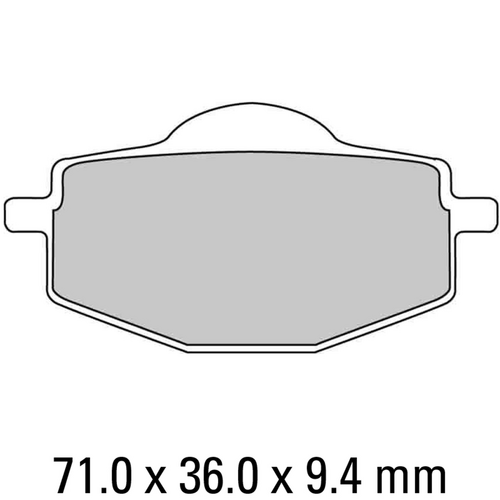 FERODO Disc Pad Set - FDB383 SG Sinter Grip Sintered Compound - Off-Road