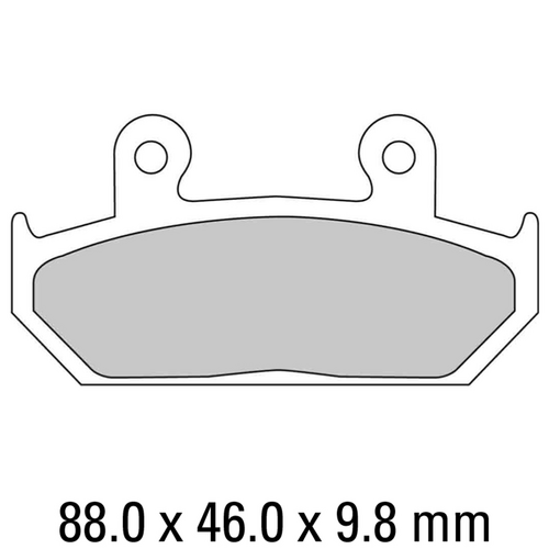 FERODO Disc Pad Set - FDB663 ST Sinter Grip Sintered Compound - Road