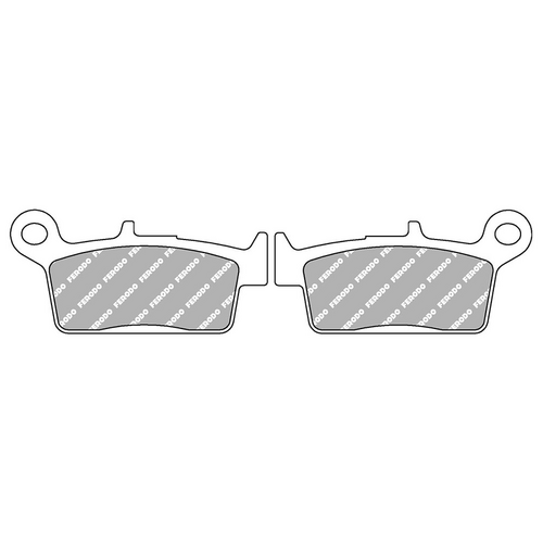 Disc Pad Set - FDB672 EF ECO Friction Non Sintered Compound