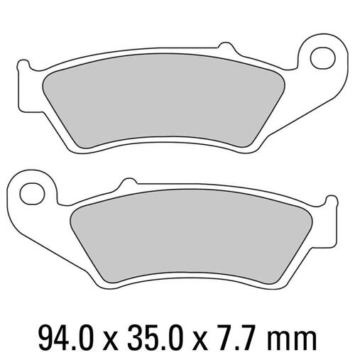 Ferodo FDB892ZR Disc Pad Set (2 pc) - Sinter Grip Racing ZR - Sintered