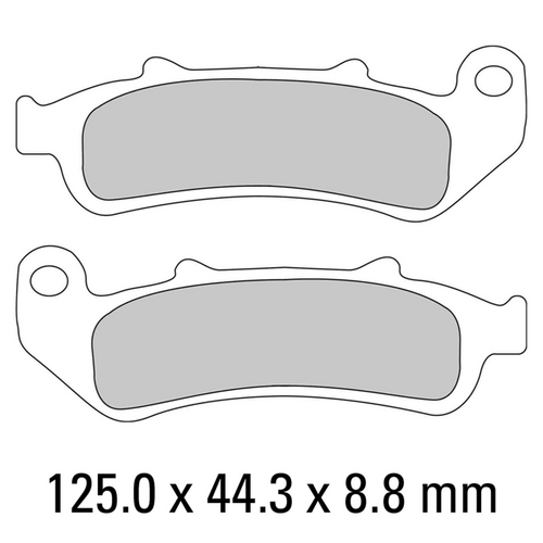 FERODO Disc Pad Set - FDB2002 P Platinum Non Sintered Compound