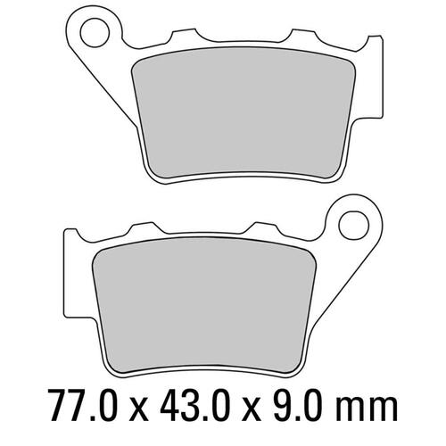 Ferodo FDB2005SG Disc Pad Set (2 pc) - Sinter Grip SG - Sintered