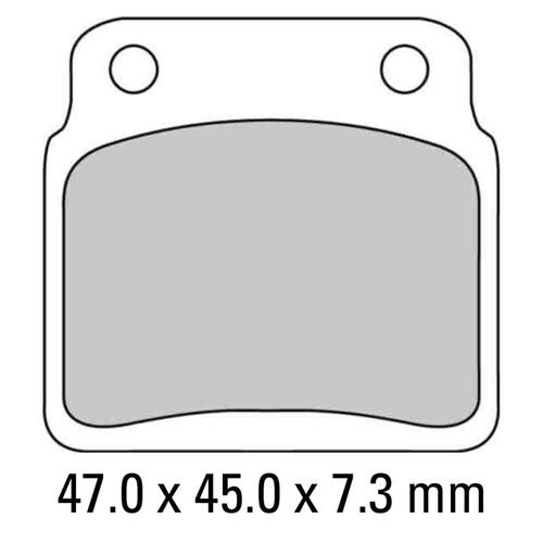 Ferodo FDB2016SG Disc Pad Set (2 pc) - Sinter Grip SG - Sintered
