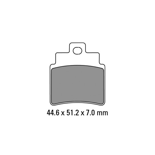 FERODO Disc Pad Set - FDB2141 EF Eco Friction Non Sintered Compound
