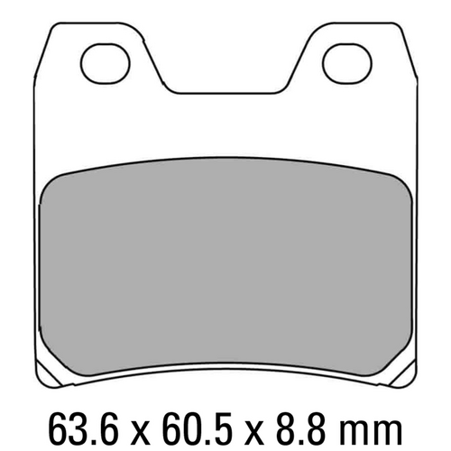 FERODO Disc Pad Set - FDB2150 ST Sinter Grip Sintered Compound - Road