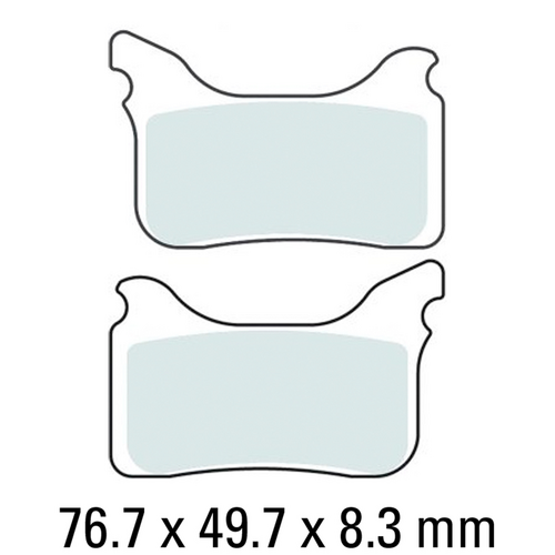 FERODO Disc Pad Set - FDB2245 ST Sinter Grip Sintered Compound - Road
