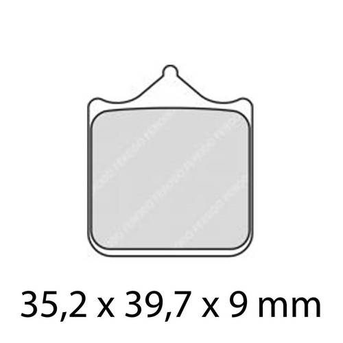 FERODO Disc Pad Set - FDB2255 ST Sinter Grip Sintered Compound - Road