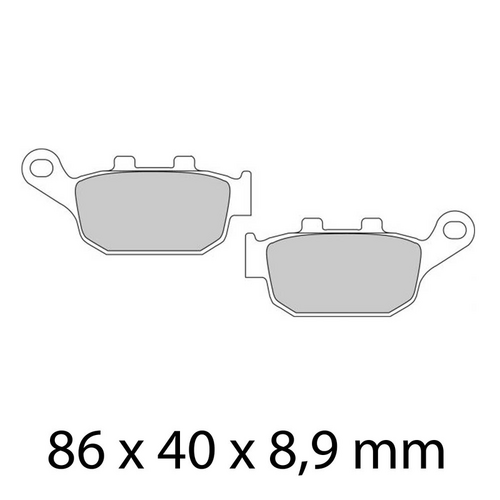 FERODO Disc Pad Set - FDB2258 ST Sinter Grip Sintered Compound - Road