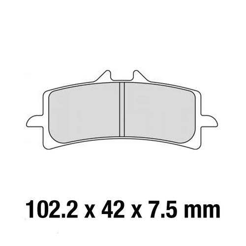 FERODO Disc Pad Set - FDB2260 CP1 Ceramic Grip Race Compound - Non Sintered
