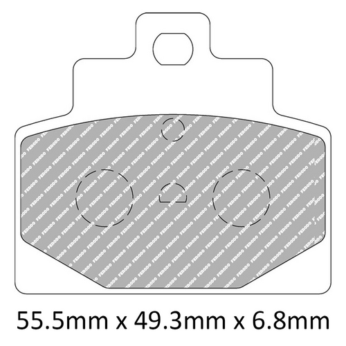 FERODO Disc Pad Set - FDB2277 AG Argento Non Sintered Compound