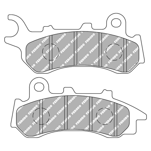 Disc Pad Set - FDB2319 EF ECO Friction Non Sintered Compound