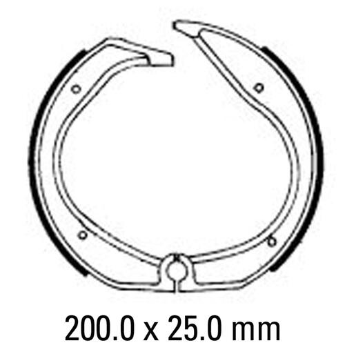 Ferodo Brake Shoe Set - FSB701