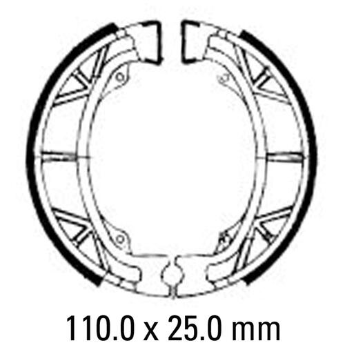 Ferodo Brake Shoe Set (Eco Friction) - FSB704