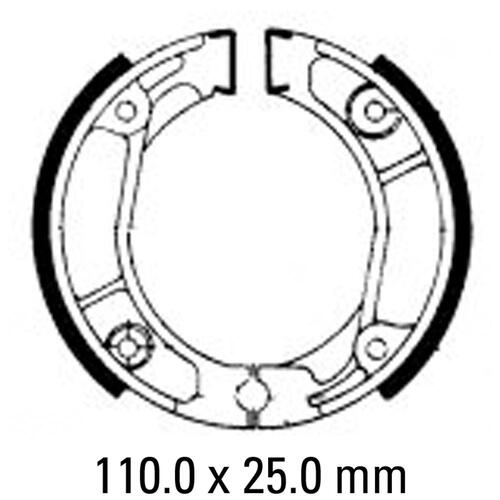 Ferodo Brake Shoe Set (Eco Friction) - FSB705