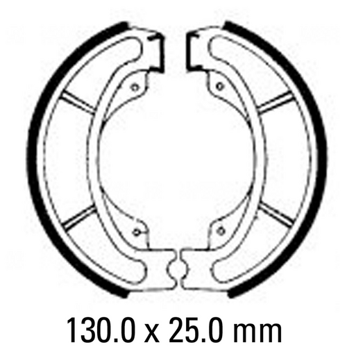 Ferodo Brake Shoe Set - FSB748