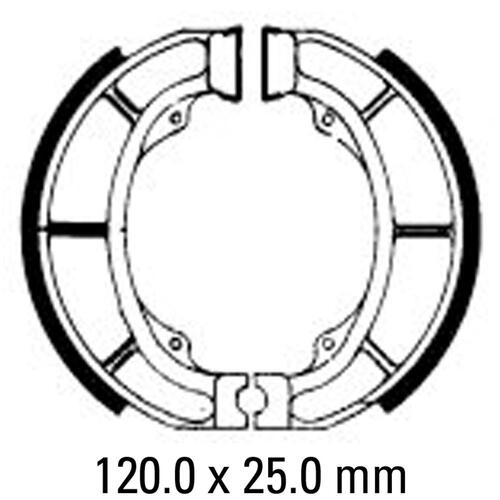 Ferodo Brake Shoe Set (Eco-Friction) - FSB777