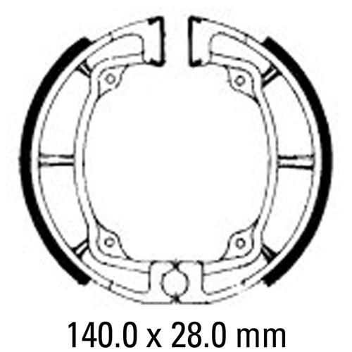 Ferodo Brake Shoe Set - FSB799
