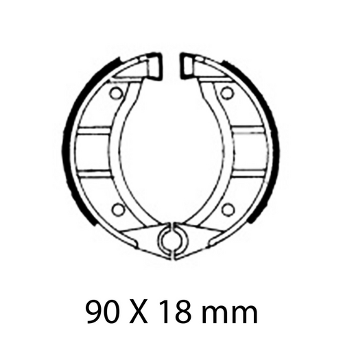 Ferodo Brake Shoe Set - FSB902