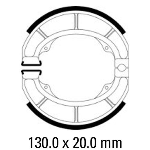 Ferodo Brake Shoe Set - FSB956