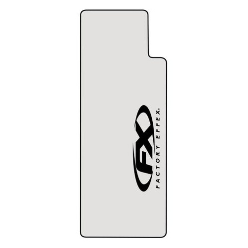 Factory Effex Graphics - Upper Fork Clear With Black Fx Logo
