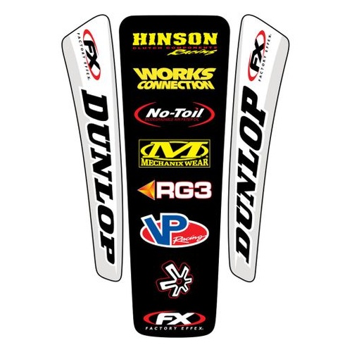 Factory Effex Graphics - Rear Fender Universal Style 1