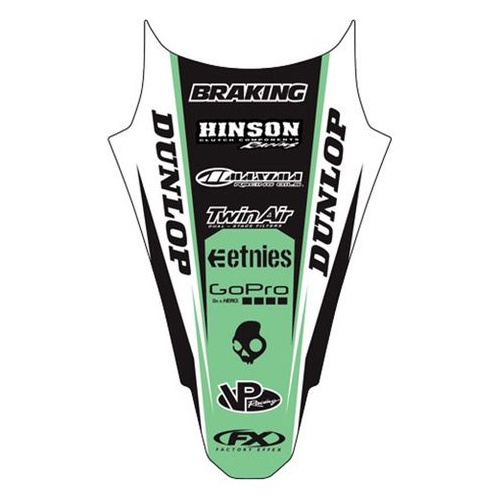 Factory Effex Graphics - Rear Fender Kawasaki Kxf250 04