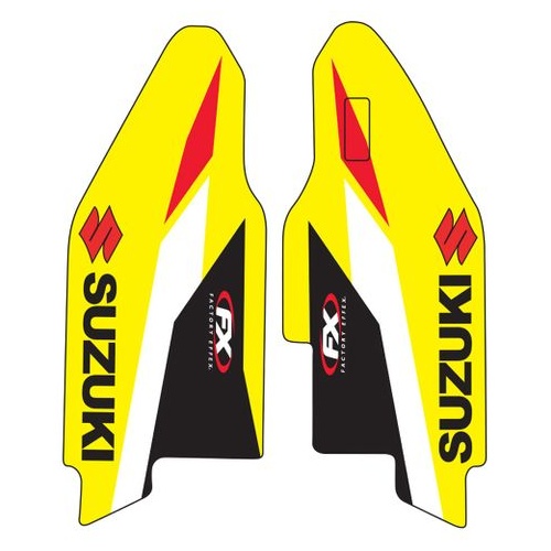 Factory Effex Graphics - Fork Guards Suzuki Rm85 2005-10